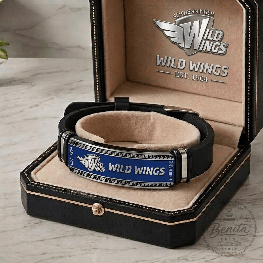 Schwenninger Wild Wings DEL Ice Hockey Team Personalized Bracelet