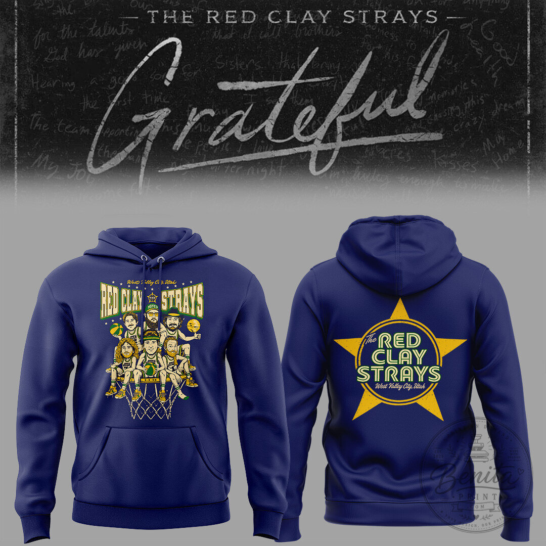 The Red Clay Strays West Valley City Utah Basketball Team Hoodie