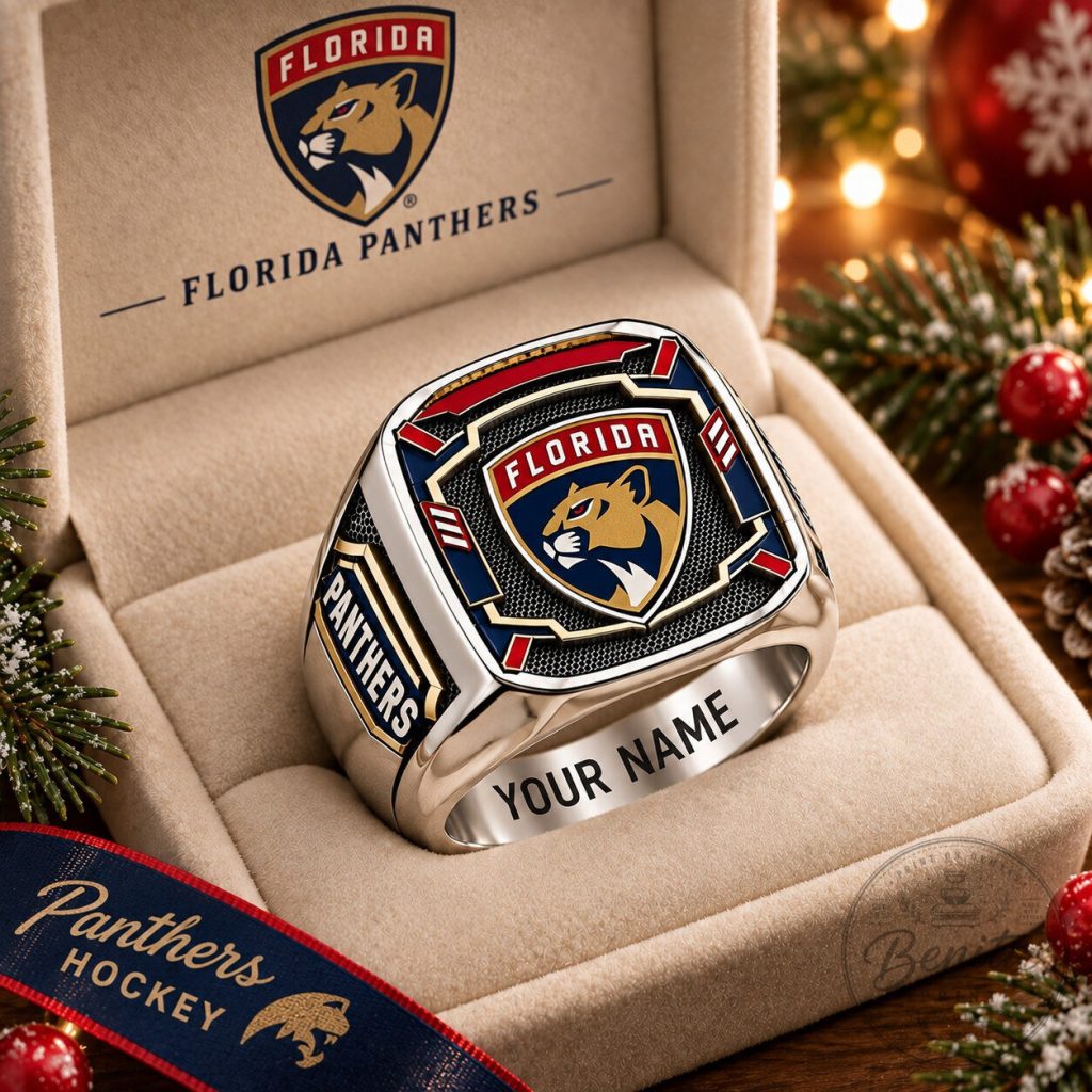 Florida Panthers National Hockey League Team Personalized Custom Championship Ring Florida Panthers National Hockey League Team Personalized Custom Championship Ring