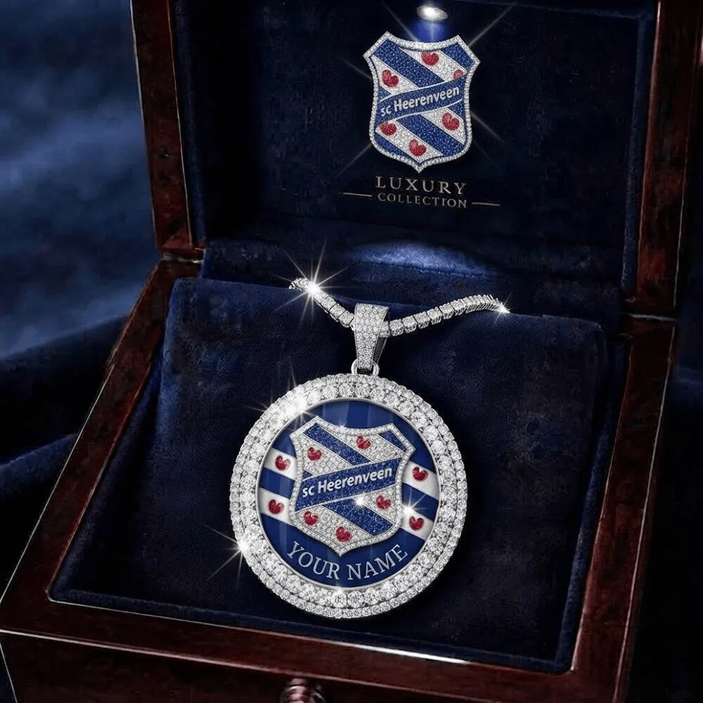 SC Heerenveen Eredivisie Football Club Personalized Diamond Necklace