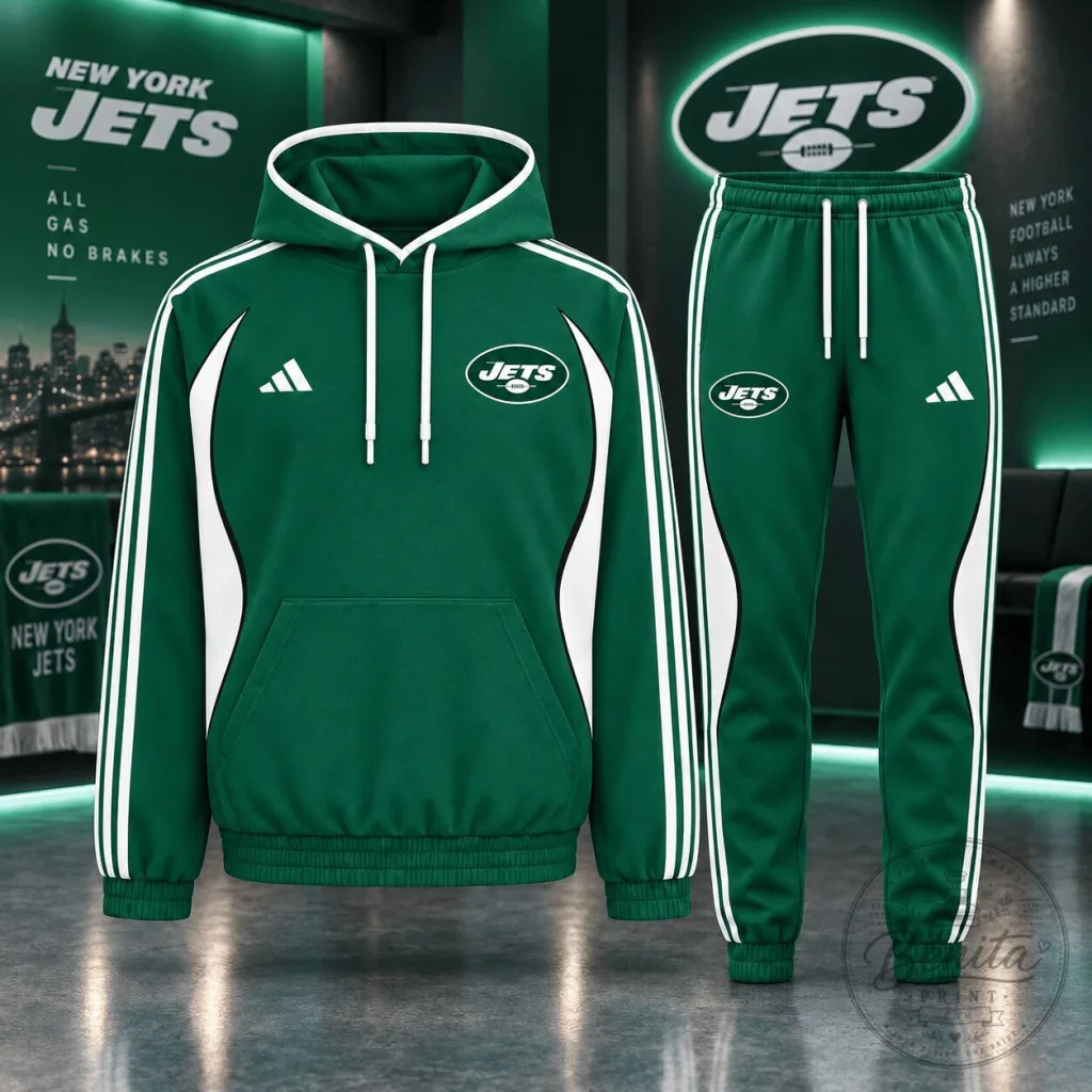 New York Jets National Football League Sideline Performance Hoodie and Jogger Set New York Jets National Football League Sideline Performance Hoodie and Jogger Set