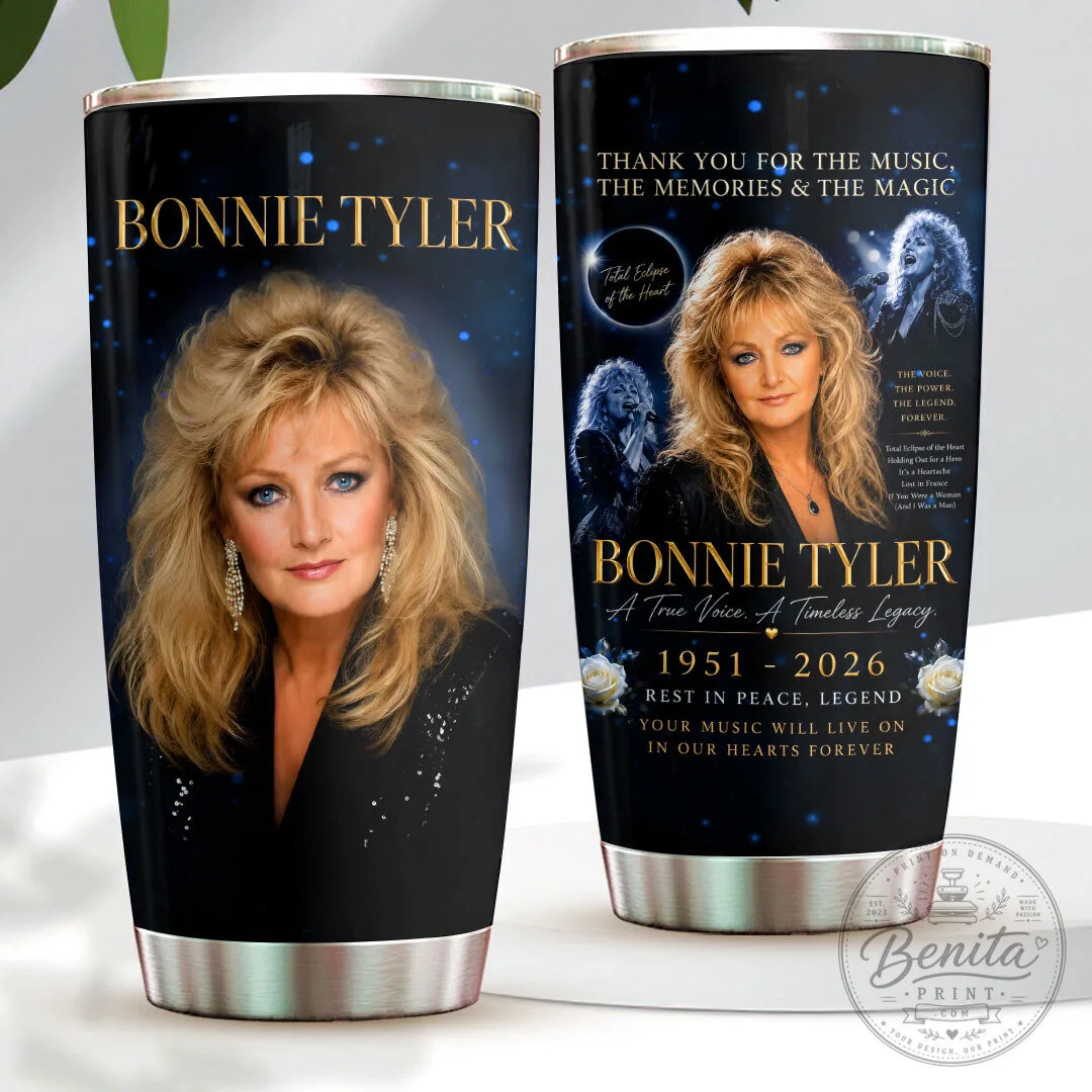 Bonnie Tyler Total Eclipse of the Heart Music Legend Tumbler