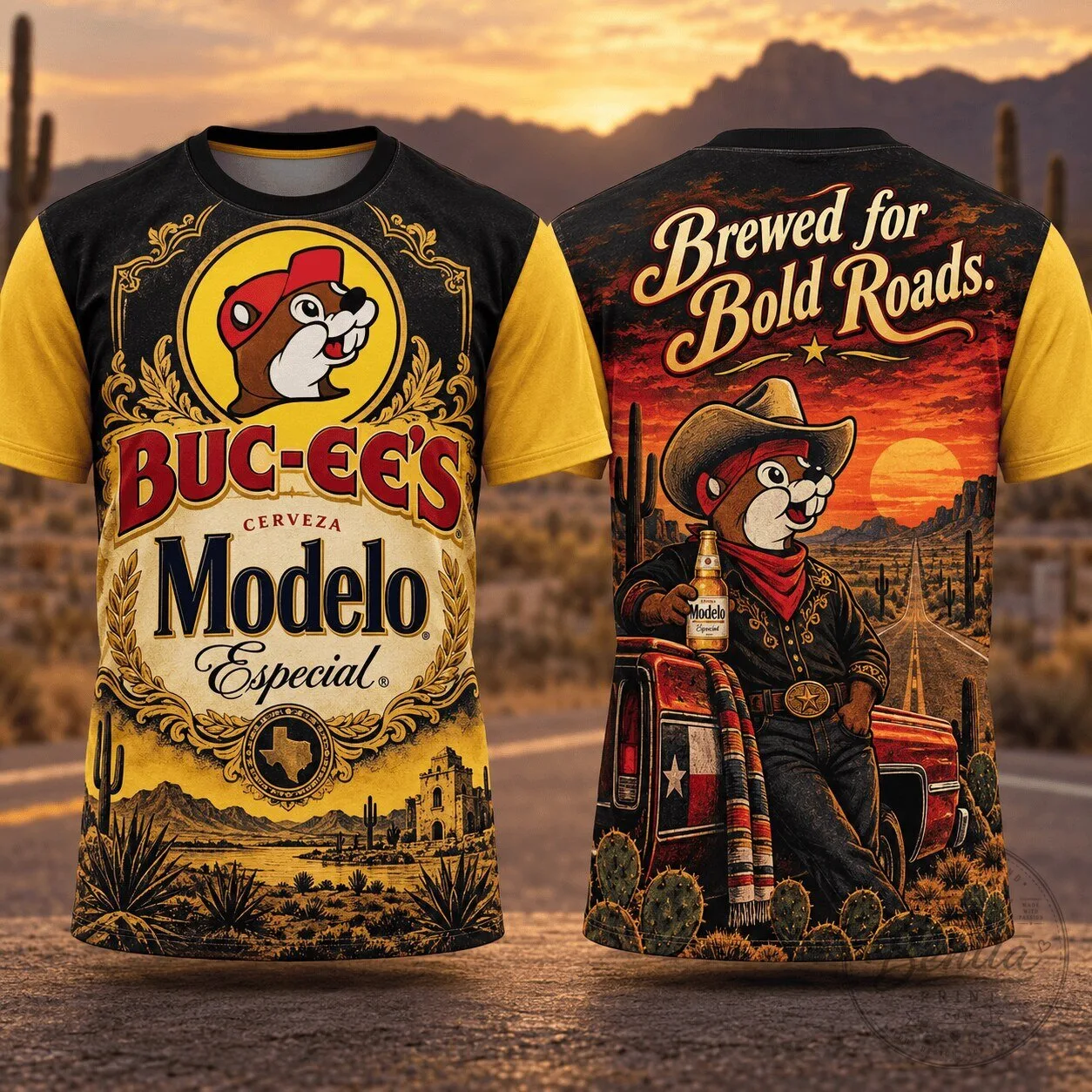 Buc-ee's Modelo Especial Brewed for Bold Roads T-Shirt