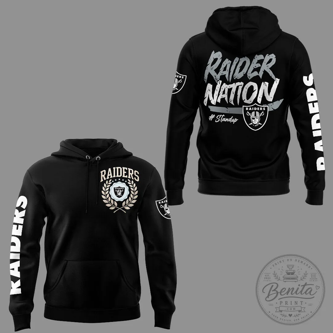 Las Vegas Raiders Football Raider Nation Black Hoodie 8 Las Vegas Raiders Football Raider Nation Black Hoodie