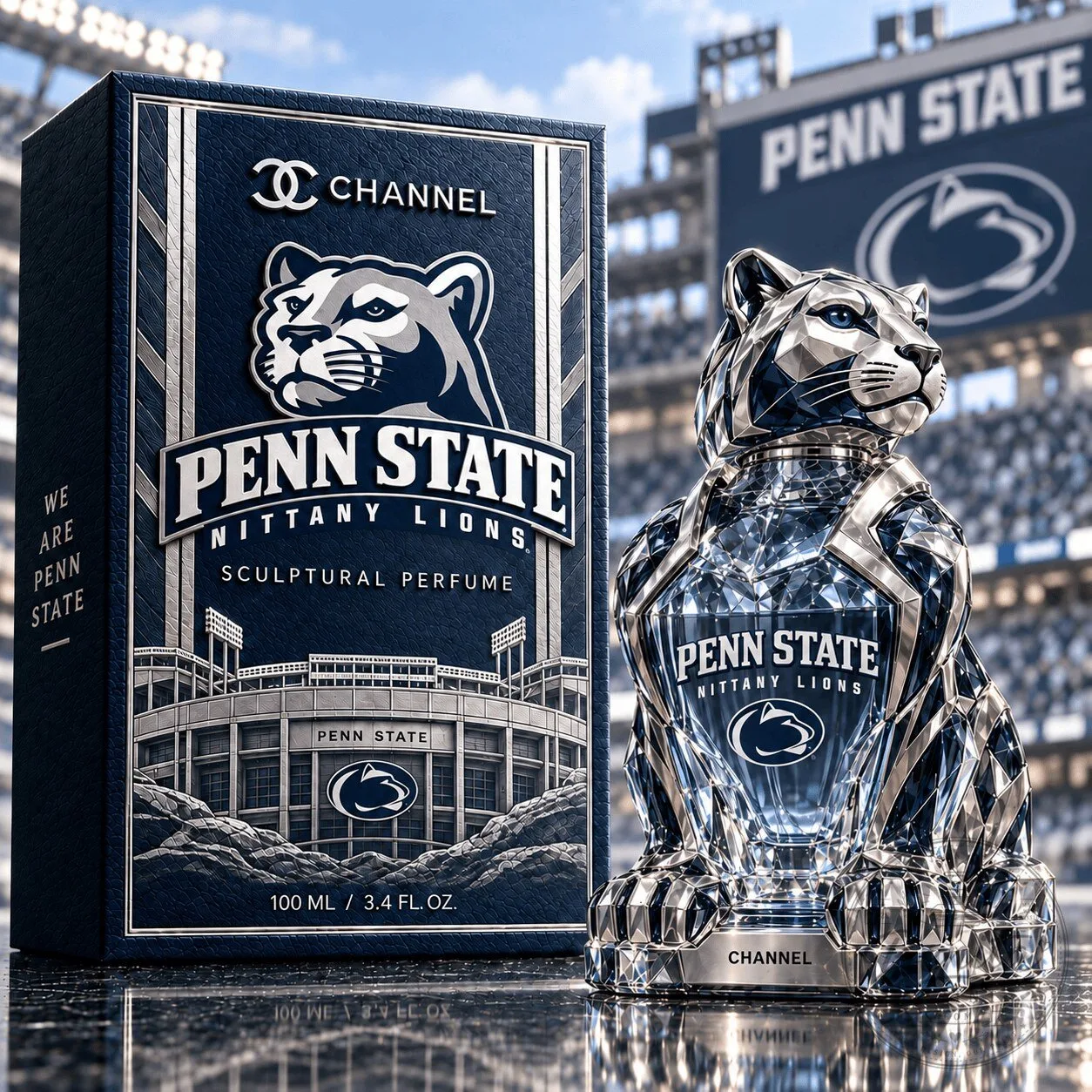 Penn State Nittany Lions Sculptural Perfume Bottle
