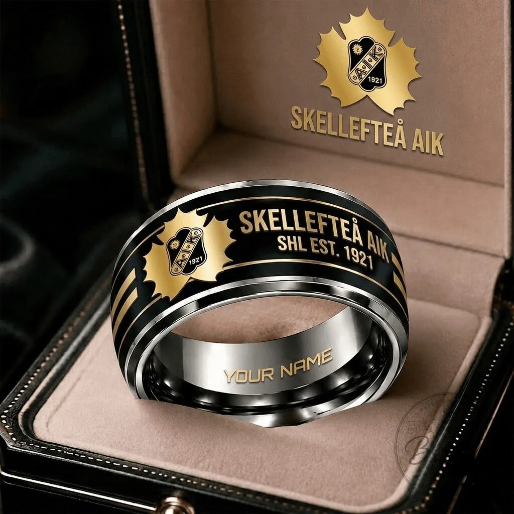 Skellefteå AIK SHL Ice Hockey Team Personalized Ring