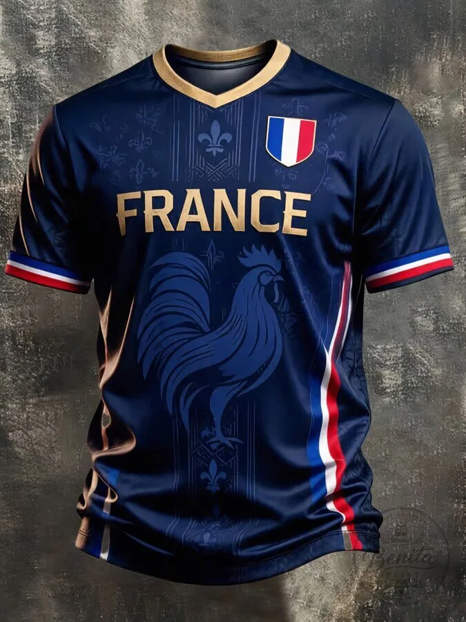 France National Football Team Blue Soccer Jersey