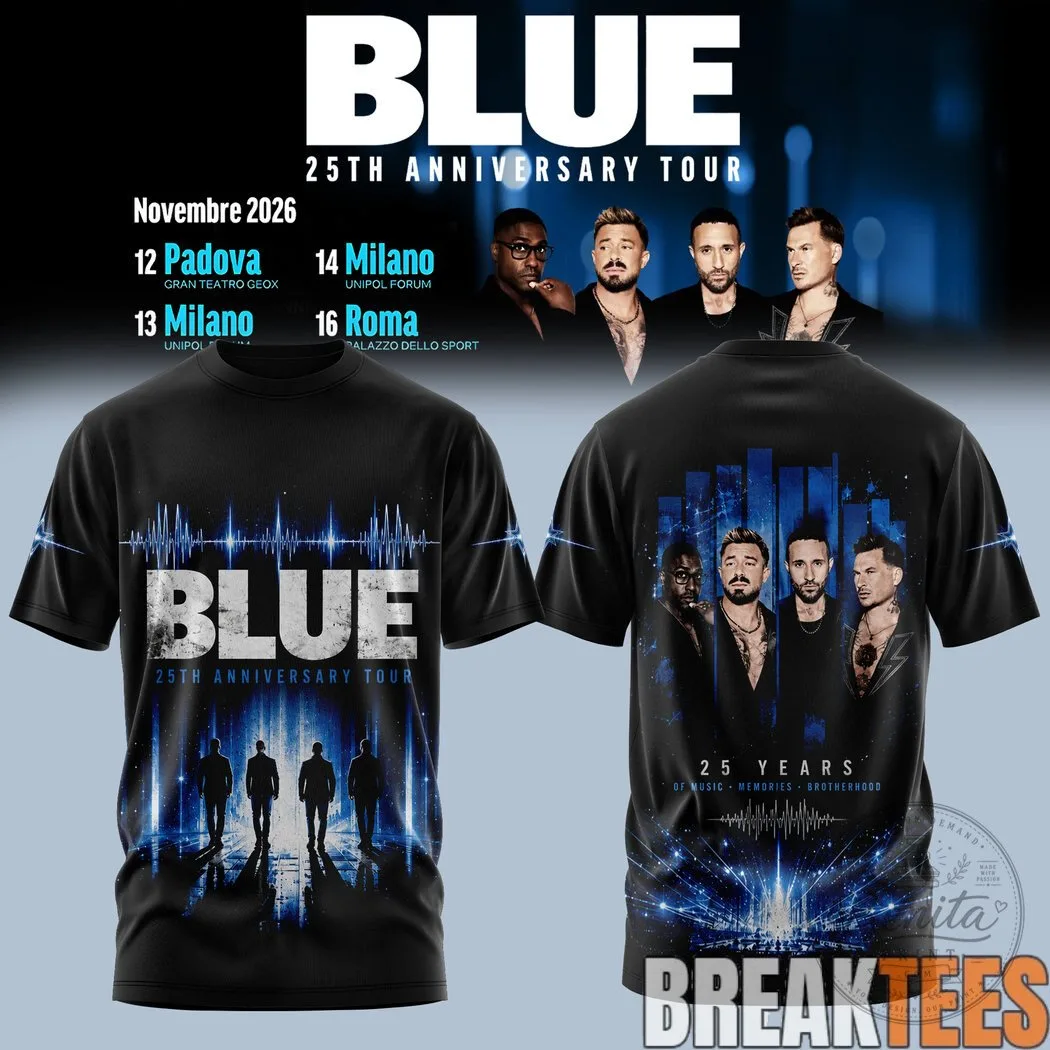 Blue Band 25th Anniversary Tour Concert Commemorative T-Shirt