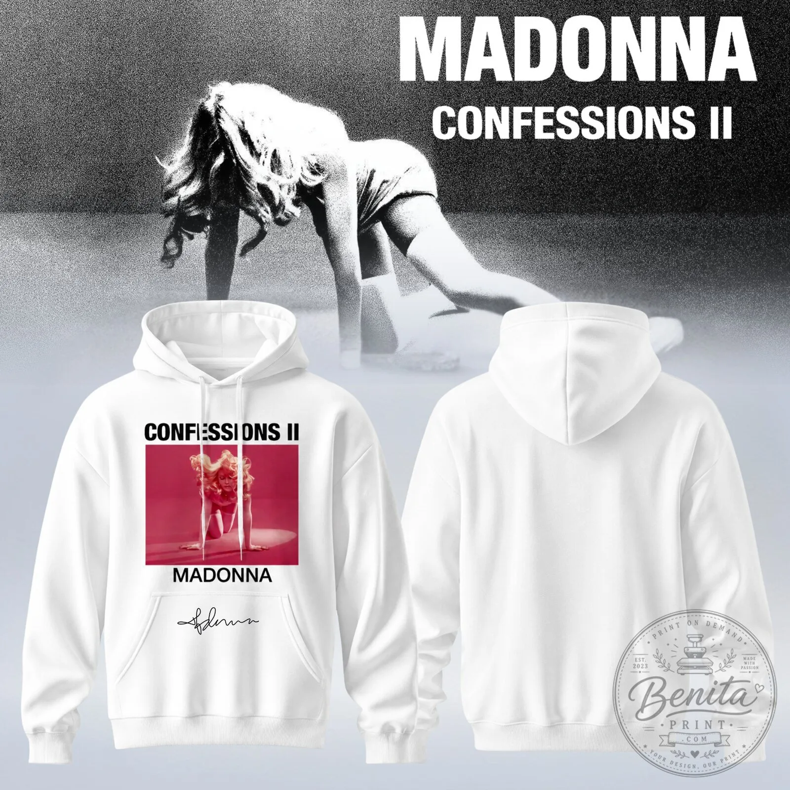,Madonna ” Confessions II ” – Hoodie