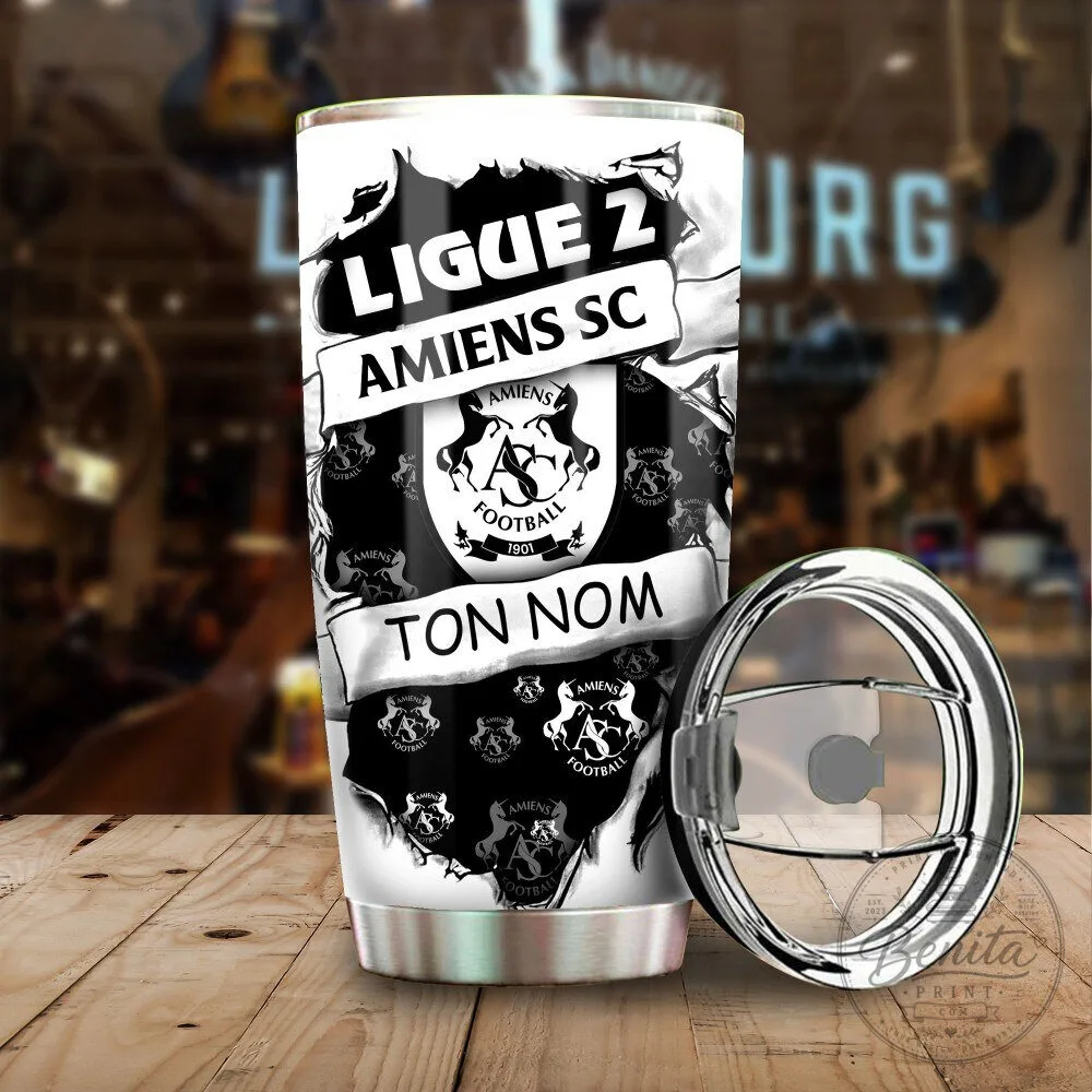 Amiens SC Ligue 2 Football Club Personalized Stainless Steel Tumbler