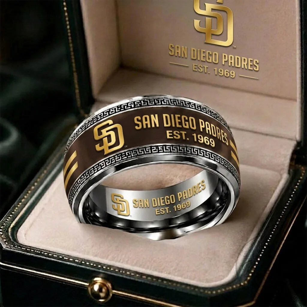 San Diego Padres Major League Baseball Established 1969 Team Logo Ring