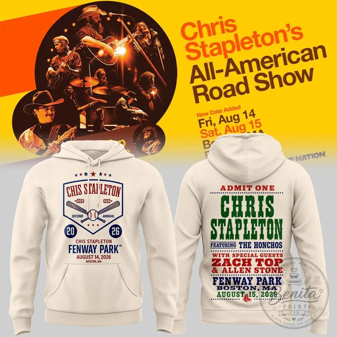 Fenway Park Concert Hoodie for Chris Stapleton's All-American Road Show