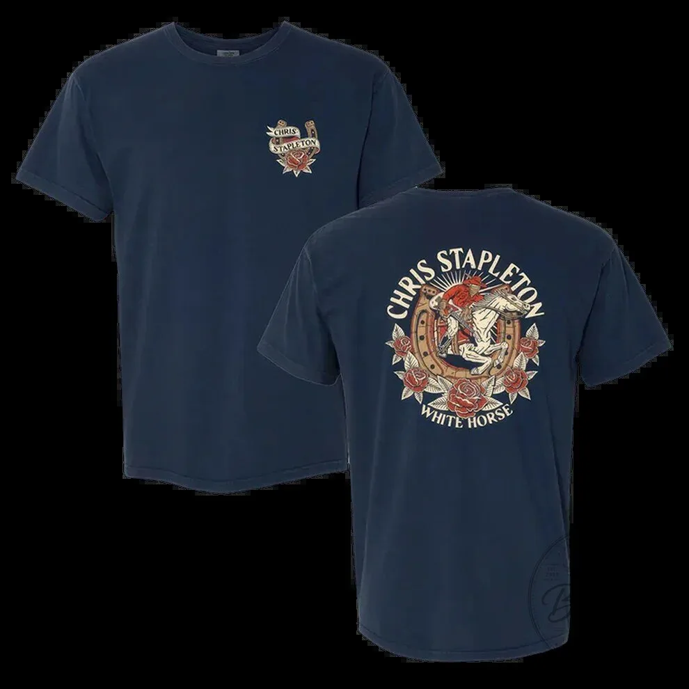 Chris Stapleton All American Road Show White Horse T-Shirt