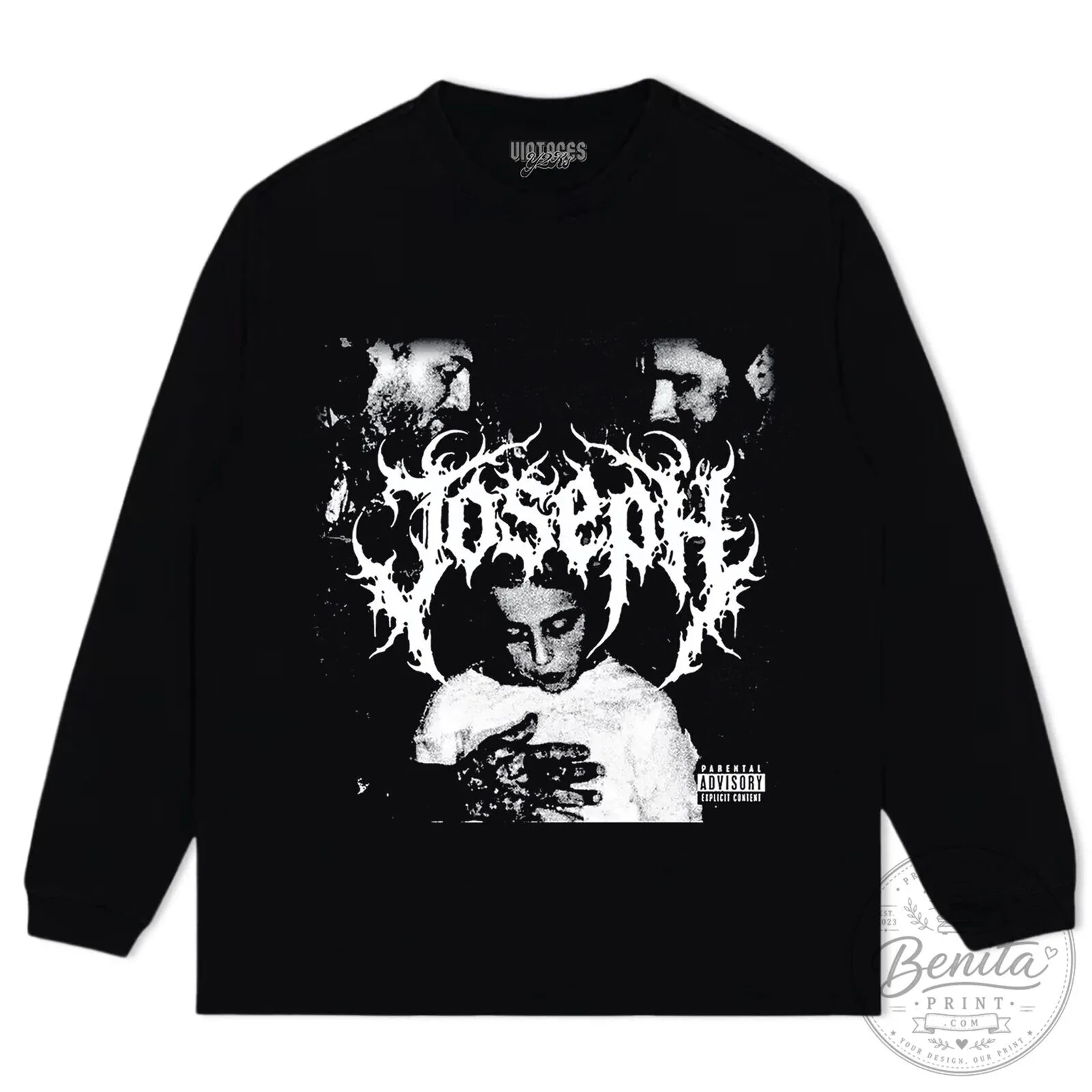 Joseph V2 Heavy Metal Band Album Cover Art Black T-Shirt 15 Joseph V2 Heavy Metal Band Album Cover Art Black T-Shirt