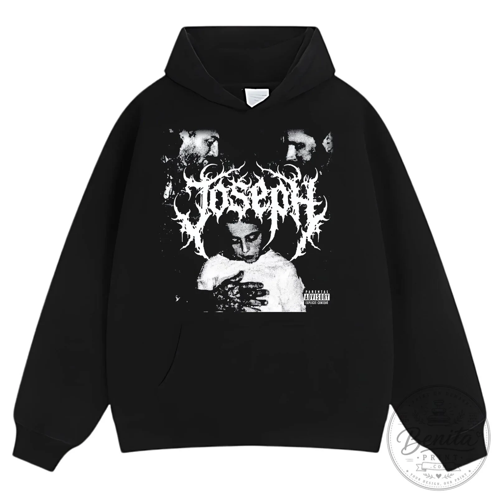 Joseph V2 Heavy Metal Band Album Cover Art Black T-Shirt 17 Joseph V2 Heavy Metal Band Album Cover Art Black T-Shirt