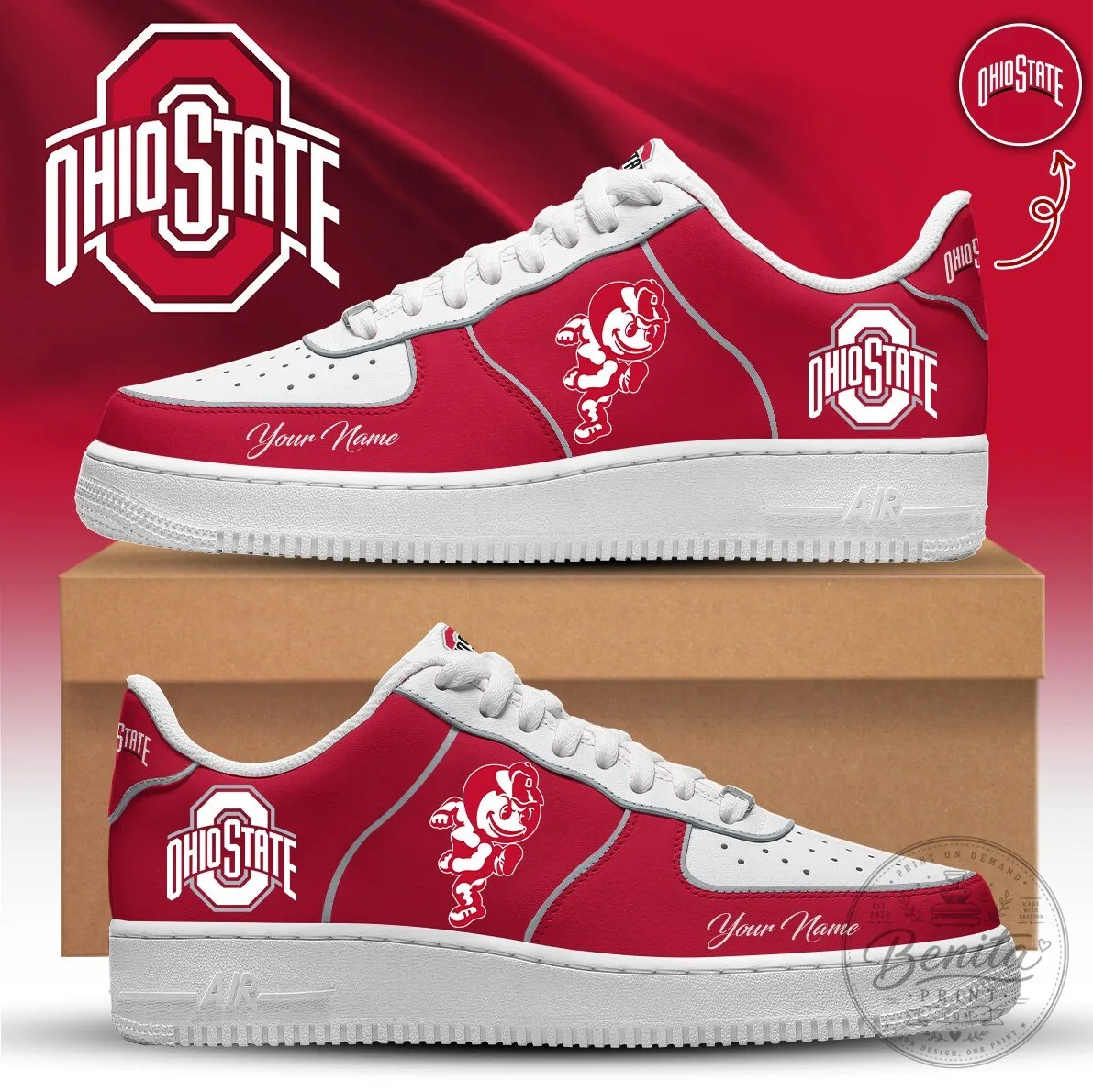 OSU x Low-Top Sneakers Ver 2