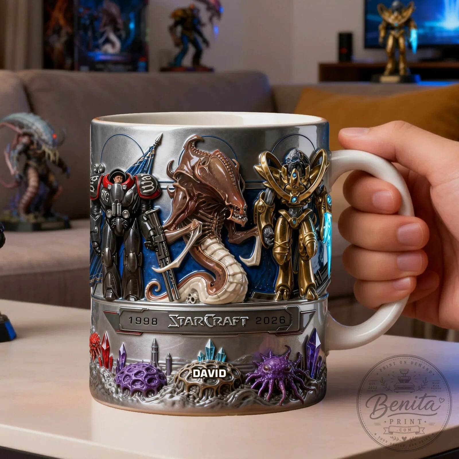 StarCraft Video Game Terran Zerg Protoss Factions Coffee Mug 10 StarCraft Video Game Terran Zerg Protoss Factions Coffee Mug