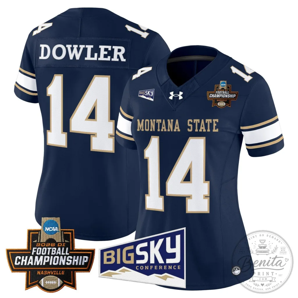 Montana State Bobcats 2026 Football Championship Vapor Limited Jersey Montana State Bobcats 2026 Football Championship Vapor Limited Jersey