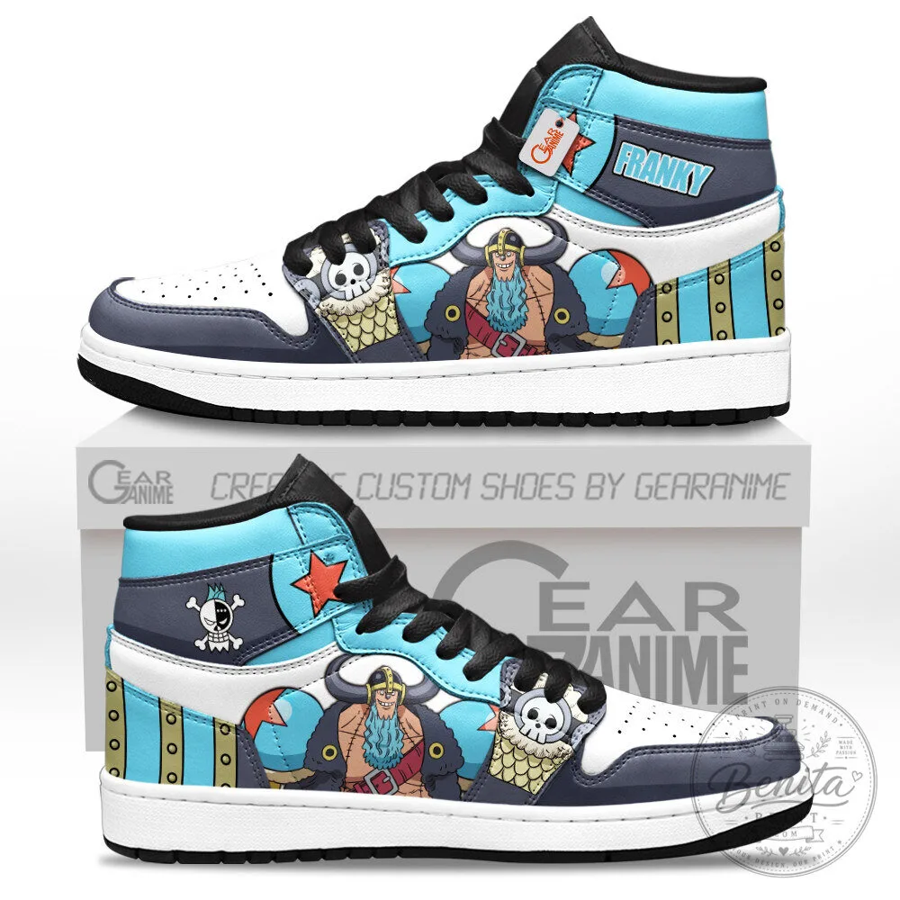 Franky One Piece Anime Character High Top Sneakers