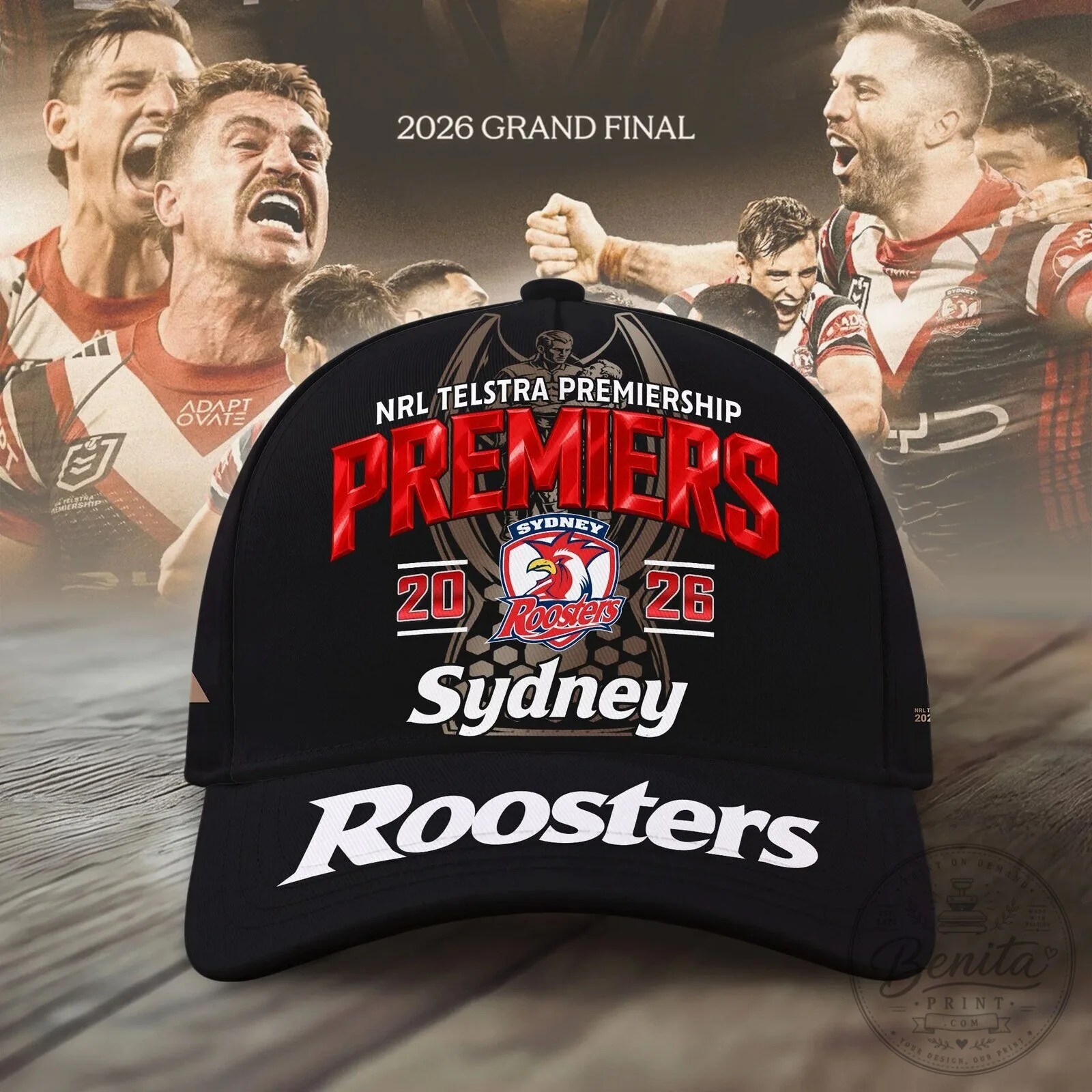 Sydney Roosters 2026 National Rugby League Premiership Premiers Cap Hat