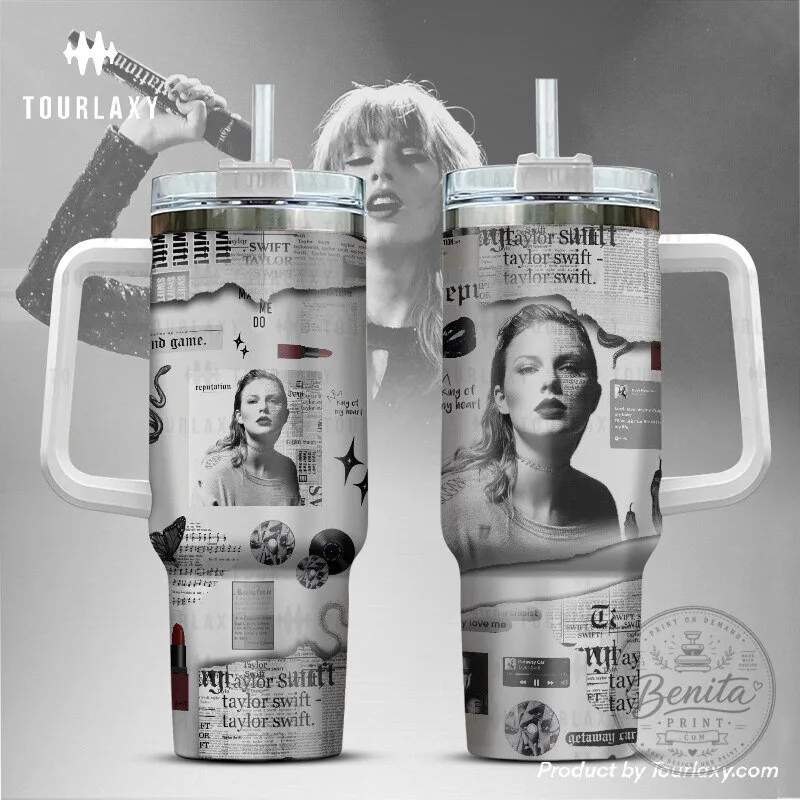 Taylor Swift Reputation Album Art Insulated Tumbler
