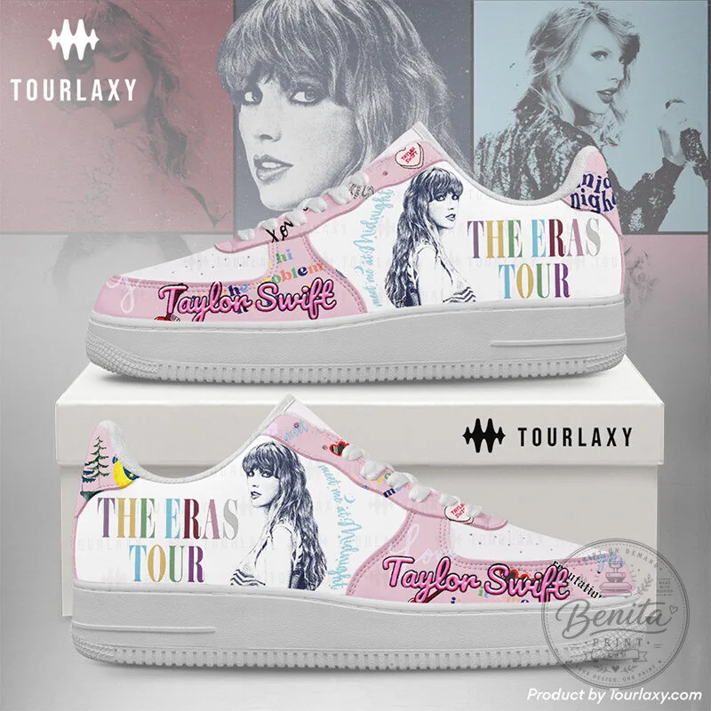 Taylor Swift The Eras Tour Pink Sneakers