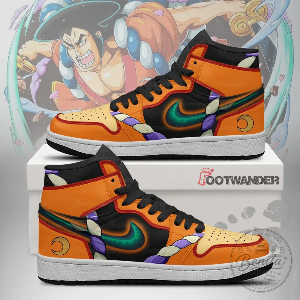 One Piece Kozuki Oden Anime Character High Top Sneakers 1 One Piece Kozuki Oden Anime Character High Top Sneakers