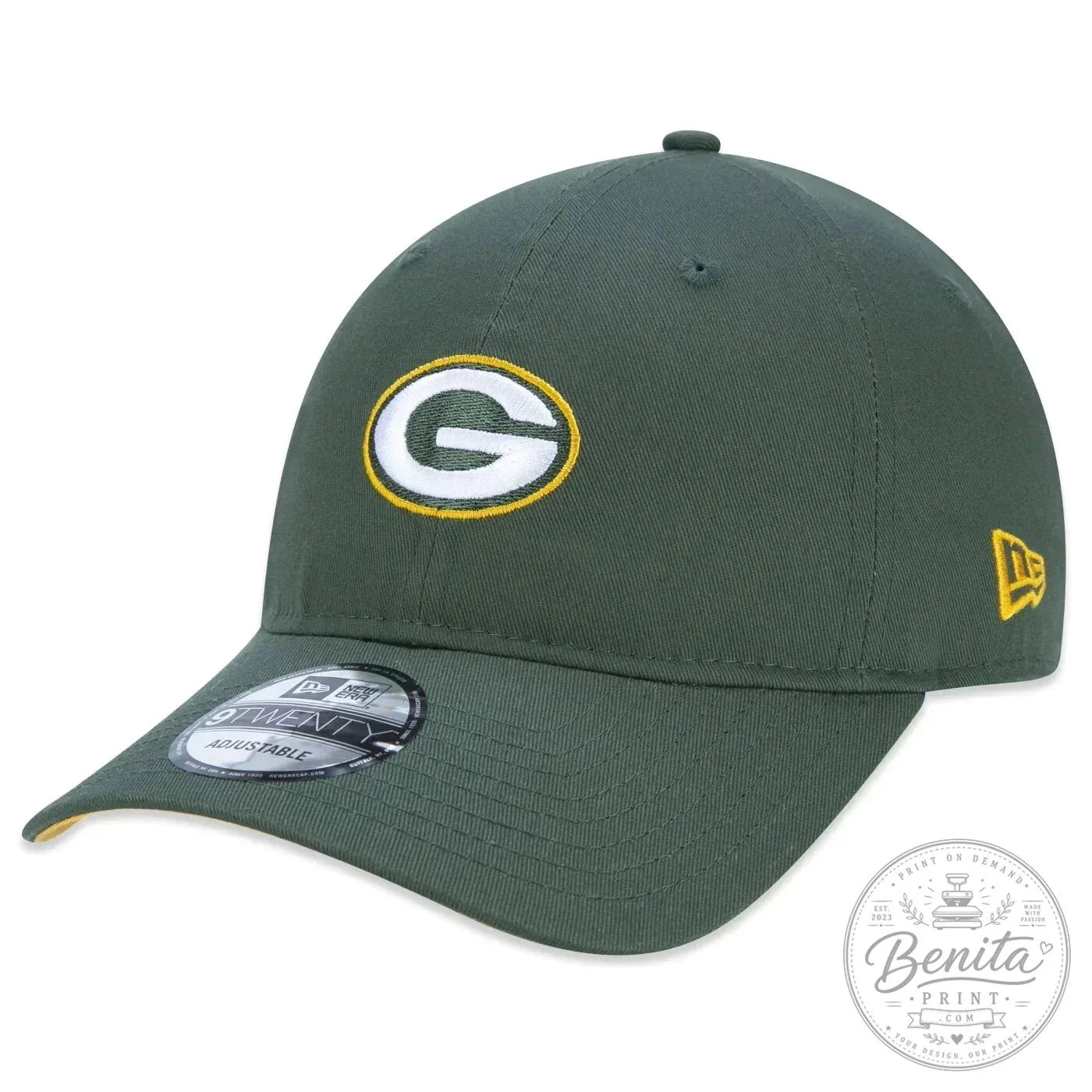 Green Bay Packers Adjustable Strapback Baseball Cap Hat