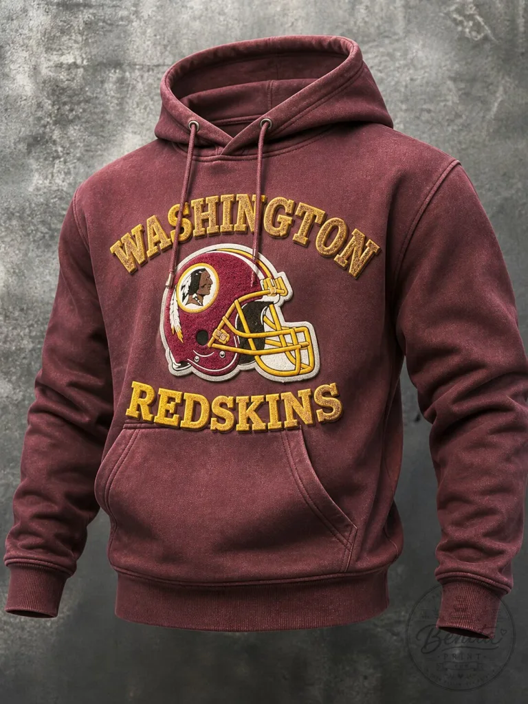 Washington Redskins Football Team Logo Maroon Distressed Hoodie 19 Washington Redskins Football Team Logo Maroon Distressed Hoodie