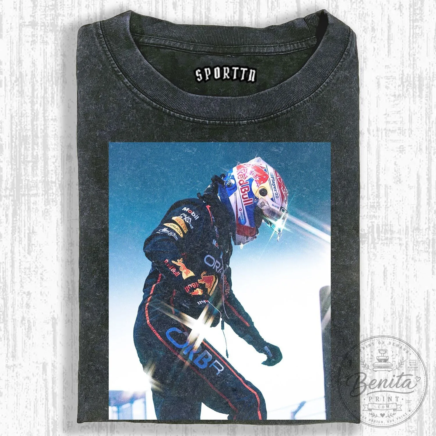 Formula 1 World Champion T-Shirt for Max Verstappen by Red Bull Racing
