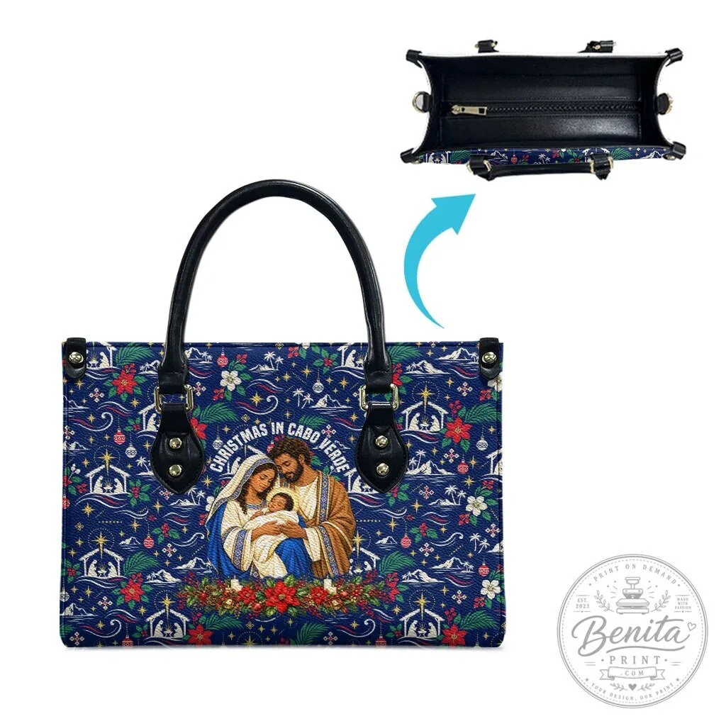 Christmas in Cabo Verde Nativity Scene Floral Pattern Handbag 12 Christmas in Cabo Verde Nativity Scene Floral Pattern Handbag