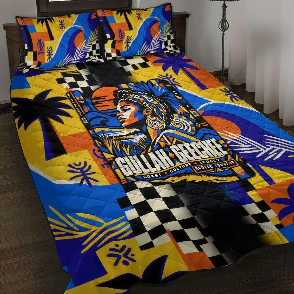 Gullah Geechee African American Heritage Quilted Bedding Set
