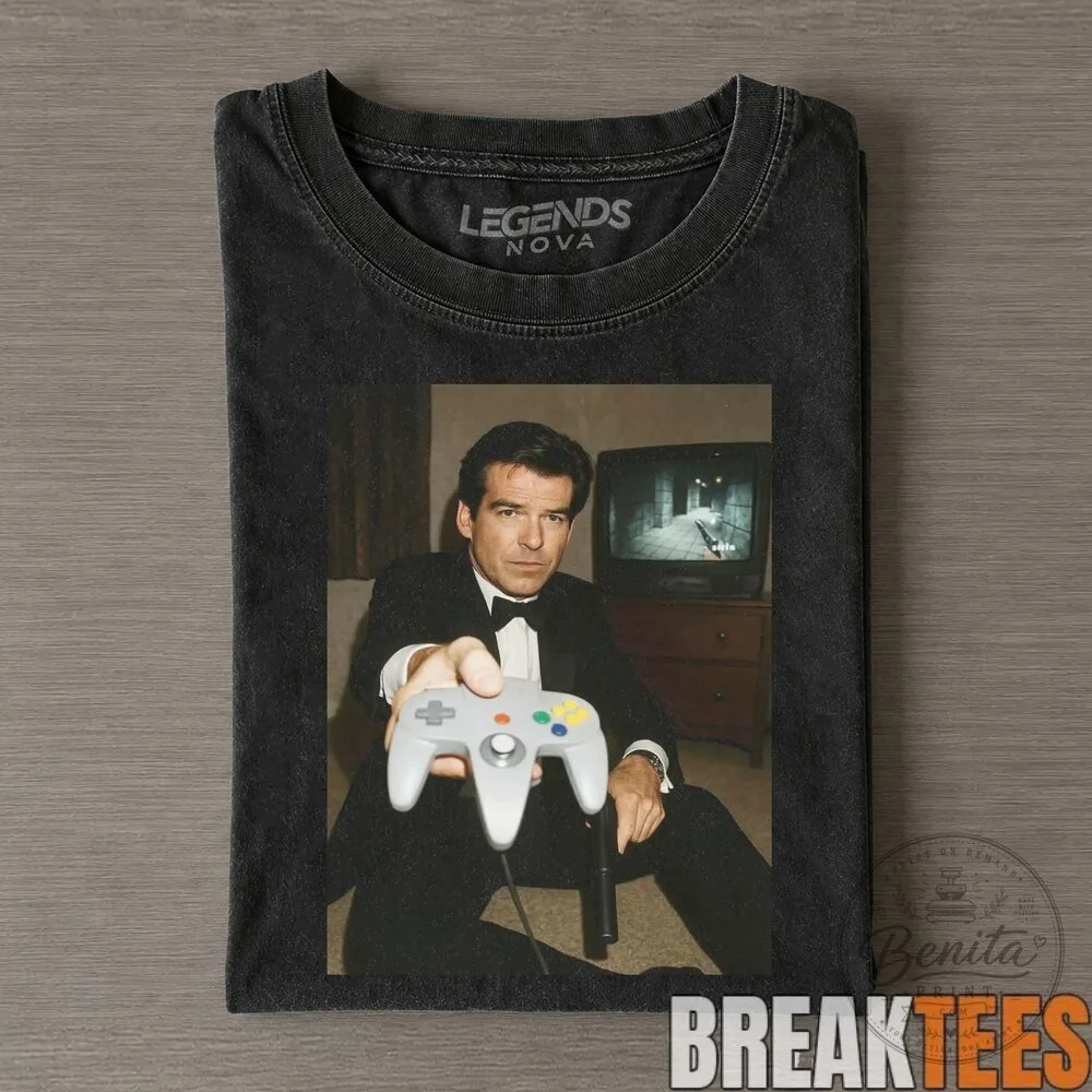 James Bond GoldenEye Nintendo 64 Controller Your Turn Funny T-Shirt