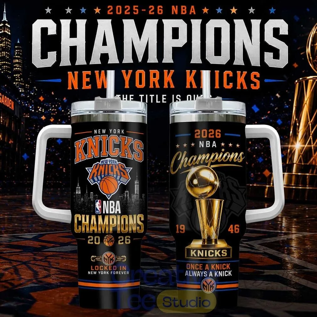 New York Knicks NBA Champions 2026 Stainless Steel Insulated Tumbler with Handle 5 New York Knicks NBA Champions 2026 Stainless Steel Insulated Tumbler with Handle