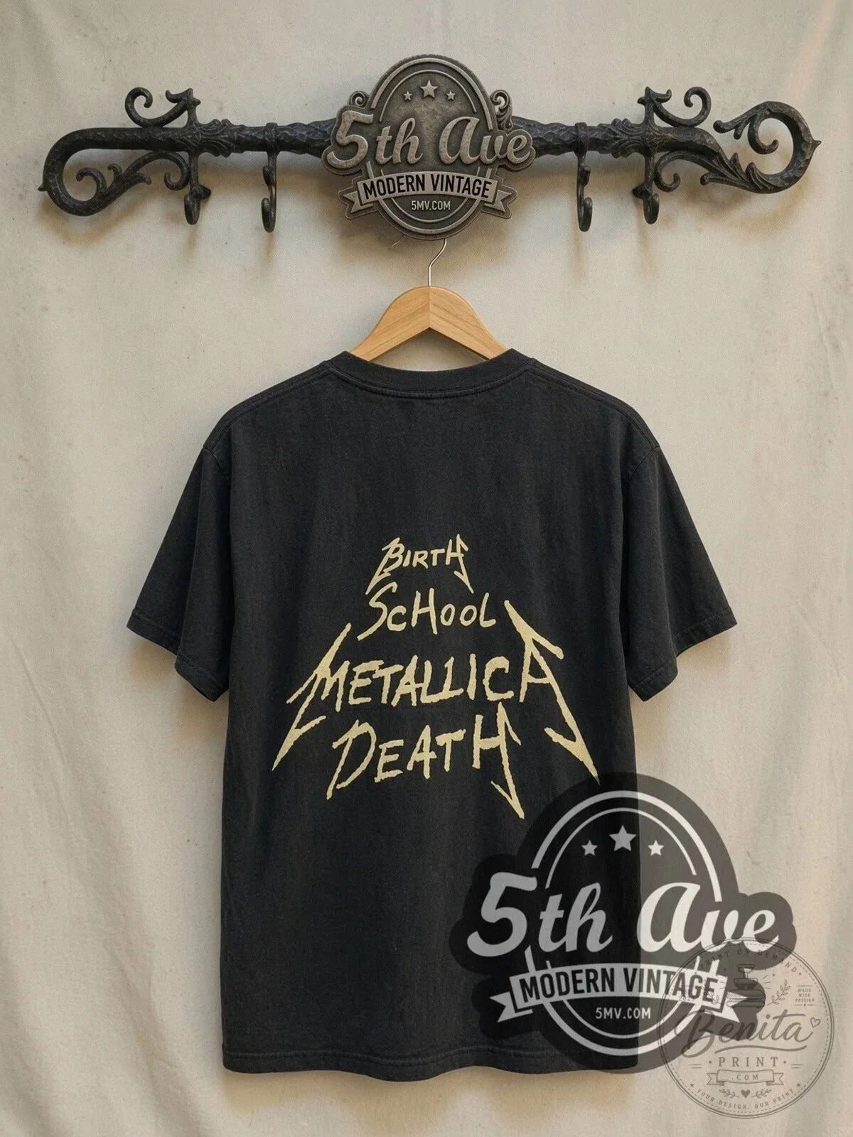 Metallica Band Members Crossed Arms Vintage Black T-Shirt 9 Metallica Band Members Crossed Arms Vintage Black T-Shirt